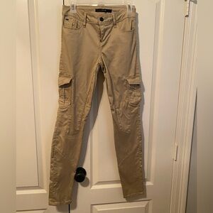 Joe’s brand khaki skinny Cargo pants Sz 25